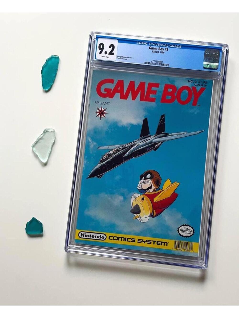 Game Boy #3 CGC 9.2 1990 Nintendo Comics System Mario Bros Valiant Comic Book